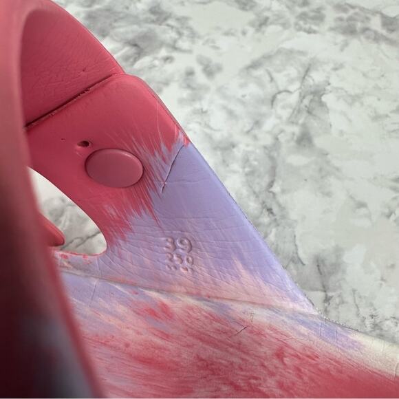 BIRKENSTOCK Women's Arizona Multiwatermelon Split Hex Eva Sandals Size 39 - Picture 12 of 13